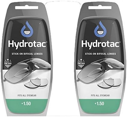 Hydrotac Stick-on Bifocal Lenses (OPTX 20/20) - +1.50 Diopter, Pack of 2 by Neoptx