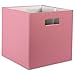 DII Poly-Cube Storage Collection Hard Sided, Collapsible Solid, Small, Rose