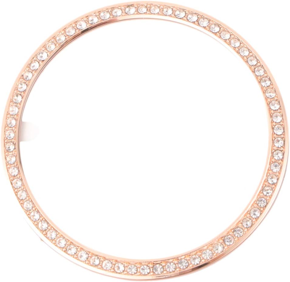 NICERIO Compatible for Samsung Galaxy Watch Bezel Watch Diamond-Mounted Bezel Ring Adhesive Cover Anti Scratch Protection Cover