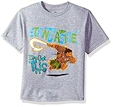 Disney Toddler Boys' Moana Short Sleeve T-Shirt, Heather Grey, 4T