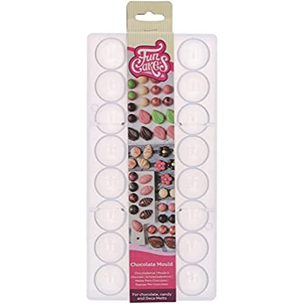 FunCakes Chocolate Mould Dome: Transparent Chocolate Mould, Fine Detailed Chocolates, BPA-Free