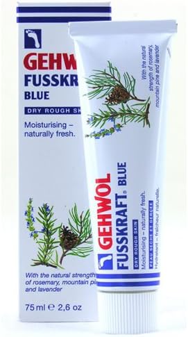 Gehwol Fusskraft Blue Foot Cream 75ml Dry Rough Skin Care Odour Itching