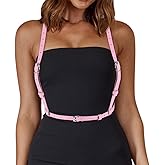 BODIY Plus Size Harness Punk Leather Black Harness Belts Women Fashion Body Harness for Women
