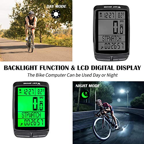 CYCLESPEED Mini Bike Speedometer Odometer Wireless, Waterproof Bike