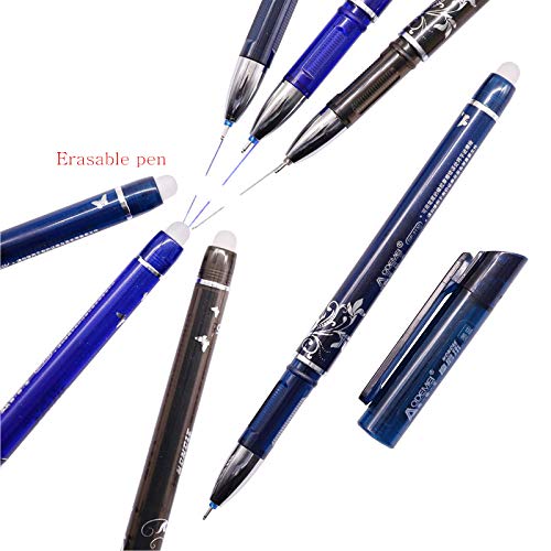 Ballpoint Pens - pcs Erasable Pen Blue Black Refill 0.5mm Tip Student School Quality Office Stationery Creative Writing Pen Gift Pen Promotion - by LA - 1 PCs - Thumbnail 4