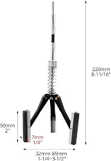 QWORK Cylinder Honing Tool 32-89mm 3-Jaw Engine Tool for Drills view 6