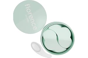 florence by mills Floating Under the Eyes Depuffing Gel Pads | Re-Energize Tired Under Eyes | Hydrating | Vegan & Cruelty-Fre