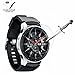 [4 Pack] Tempered Glass Screen Protector for Samsung Galaxy Watch 46mm / Samsung Gear S3, AKWOX [0.33mm 2.5D High Definition 9H] Premium Clear Screen Protector for Galaxy Watch SM-800/SM-R805