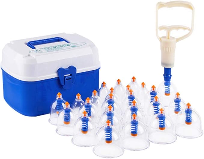 Cupping Therapy Sets 24pcs Cups with Roller Massage Stick