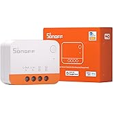 SONOFF ZBMINIL2 Extreme Zigbee Smart Light Switch (2 Way), Works with Alexa, SmartThings Hub, Google Home&SONOFF ZBBridge-P, 