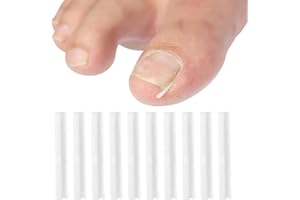 10Pcs Ingrown Toenail Correction Strips Brace Kit, Toenail Straightener Tool for Thick Toenails, Pedicure Foot Care for Men a