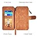 iPhone 6 Wallet Case, Cornmi Outdoor Sport Detachable Leather Flip Case Folio Stand Coin Purse 14 Card Slot Pocket Wallet for iPhone 6 6s 4.7 inch