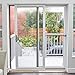 Ideal Security Sliding Patio Door Security Bar with Child-Proof Lock, Extendable, Anodized Silver (25.75-47.5 Inches)