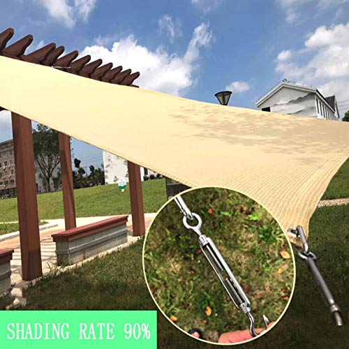 Sonnensegel Mit Ösen Sand Beige, Sonnensegel Rechteckig 2 X 5 M • 3 X 6 M, Sonnensegel Nach Maß, Robust Und Stabil… – Bild 4
