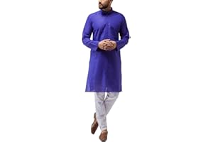 Sojanya (Since 1958, Men's Cotton Blend Only Long Kurta