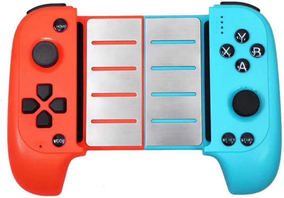 Gamepad Saitake Bluetooth Controllers Telescopic Joystick Wireless Gamepad, red Blue