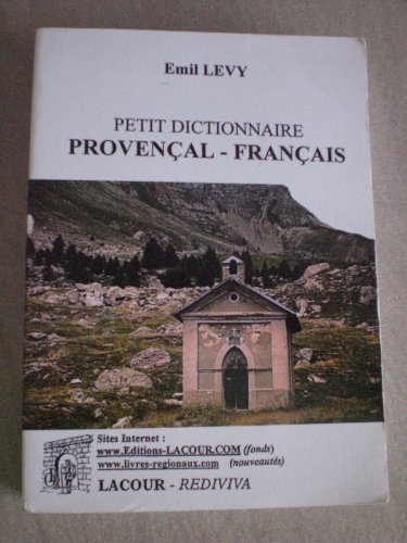 Petit dictionnaire provençal-français