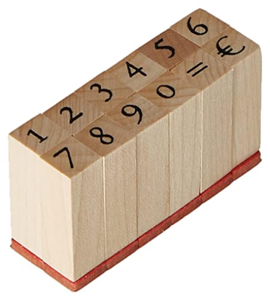 Artemio 1 cm Figures Stamps Set