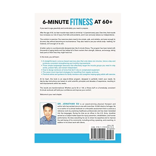 6-Minute Fitness at 60+: Simple Home Exercises to Reclaim Strength, Balance, and Energy in 15 Days