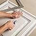 Genesis - Icon Relief White Ceiling Tile (Carton of 12) - Drop/Grid Ceiling - Fast and Easy Installation (2' x 2' Tile)