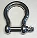 US STAINLESS Stainless Steel 316 Forged Bow Shackle 1/2