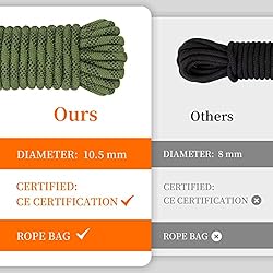 AOLEBA 10.5 mm Static Climbing Rope