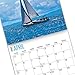 2020 Sailing Wall Calendar by Bright Day, 16 Month 12 x 12 Inch, Boat Water Ocean Blue