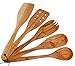 Wooden Utensil Set - Kitchen Cute - Supplies & Utensils Set of 5 made of Cherry