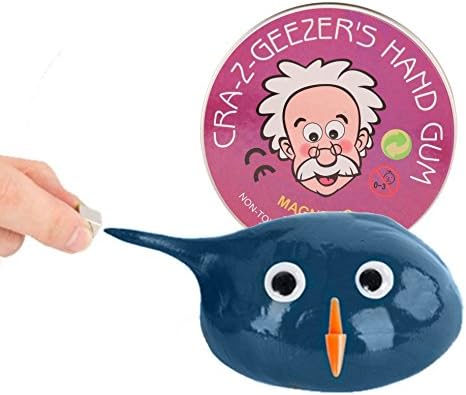 Warmstore Magnet Stuff - Super Magnetic Putty For Kids, Space Magnetic Silly Putty Slime, Blue Mud, Sealed Pouch In 3.2 Oz Tin