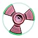 Fancy Home Anti-Anxiety Quiet Tri Fidget Hand Spinner EDC Toy for Relief from ADD ADHD, Anxiety and Boredom,Ceramic Bearing Last 5-8 Minutes Glow in The Dark Retro Copper