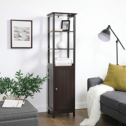 VASAGLE Floor Multifunctional Bathroom Storage with 3