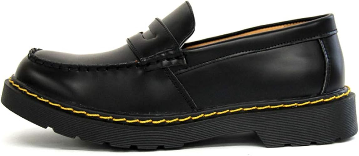 Amazon シューズ メンズ コイン ローファー イエローステッチ アメカジ Bullet Jam Md Bj 5116 ノーブランド品 ローファー スリッポン