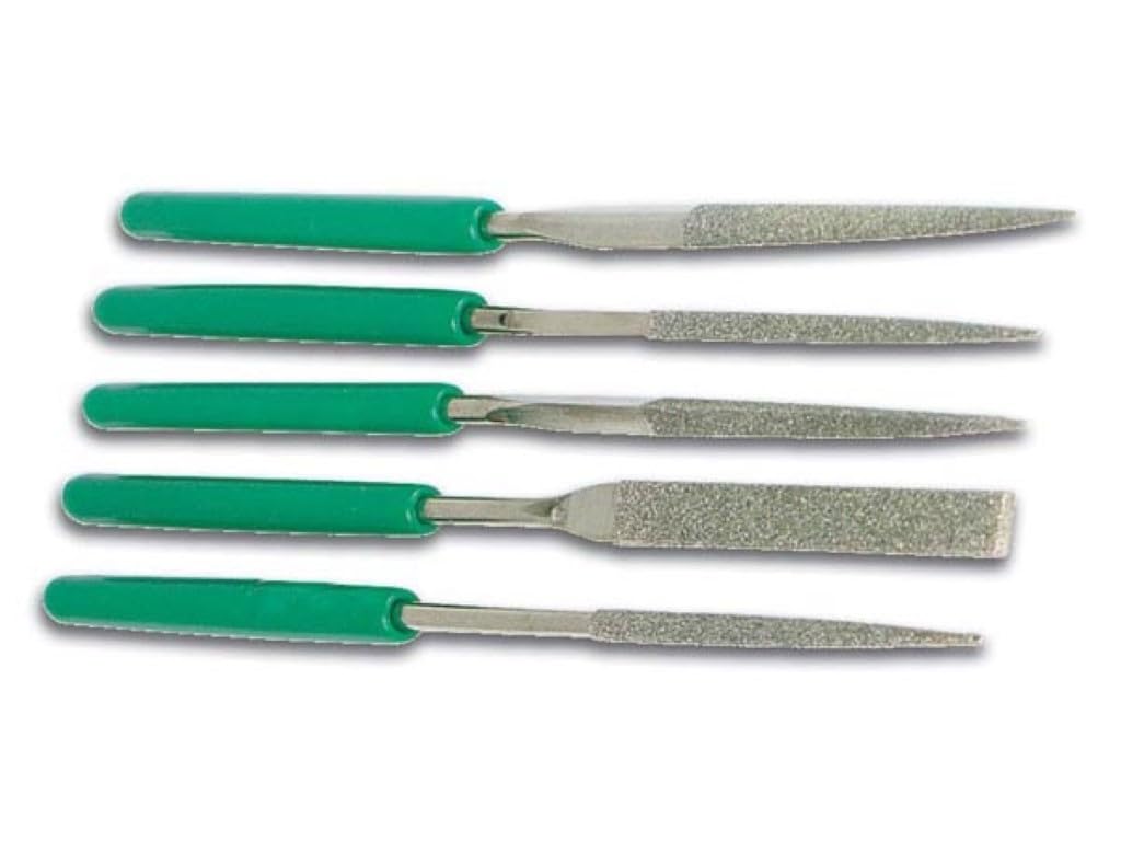 Velleman VTDF2 Diamond File Set, 5-Piece, 240 V, Multi-Colour