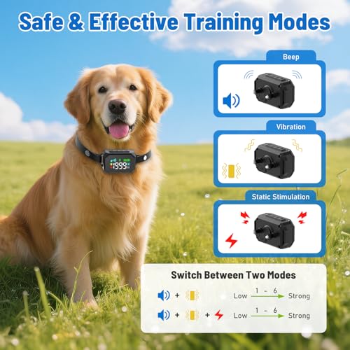 VERSMELO GPS Wireless Dog Fence, Electric Fence for Dogs, Perimeter Collar Fence System, Radius 33-1999 Yards, IPX7 Waterproof, Beep Vibration Shock Correction, for Pets Over 18 Lbs