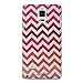 Fosmon MATT-DESIGN Chevron Rubberized Protective Hard Case for Samsung Galaxy Note 4 (Red)