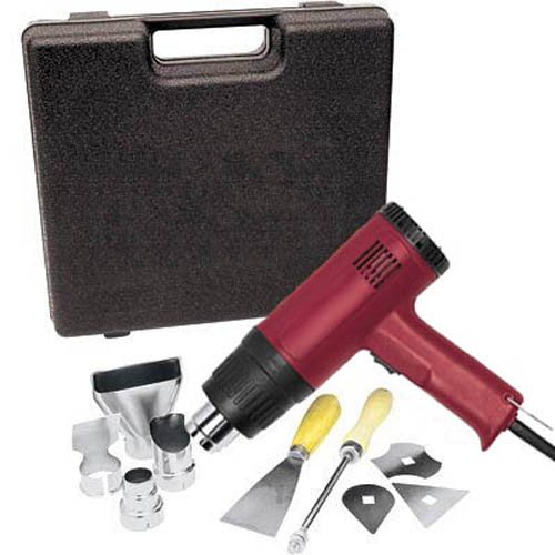 Heat Gun Kit 10 pcs 1500 Watt Dual Temperature (572°F/1112°F) Hot Air Gun Paint Stripper