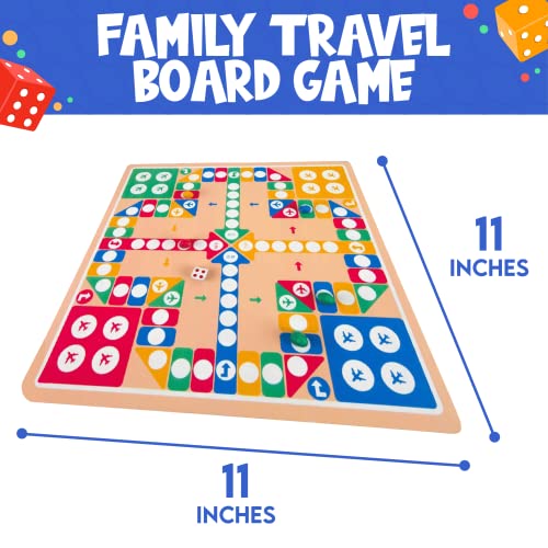 Toysery 2 in 1 Board Games Set. Complete with Ludo Board Game Plus
