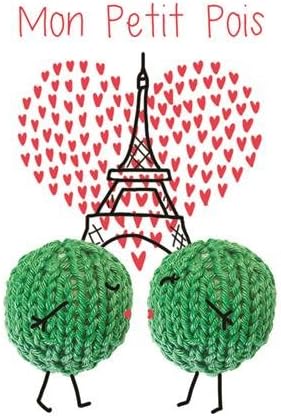 Ha Pea Times Valentine's Day Card - Mon Petit Pois, Paris
