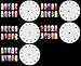 GotHobby 20 Airbrush Nail Stencil Sheets Design Art Paint Pages 1-20