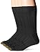 Gold Toe Men's Hampton (Pack of 4), Black, 10-13/Shoe Size 6-12