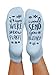 Kindred Bravely Labor and Delivery Inspirational Fun Non Skid Push Socks for Maternity - Snowflake Kisses