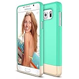 Galaxy Note 5 Case , Maxboost Vibrance Series, Samsung Galaxy Note 5 Case Soft Interior Scratch Protection Slider Style Hard Case for Samsung Galaxy Note 5 (2015) - Turquoise / Champagne Gold