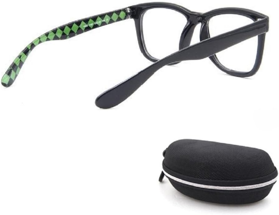 Eyelucy Korea Unisex Kgds2182-c5 53mm Simple Fashion Glasses + Zipper Case