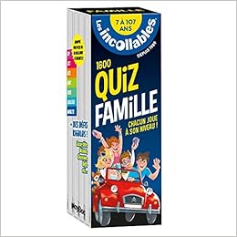 Amazon Fr Les Incollables Quiz Famille 7 A 77 Ans Cahier De Vacances Collectif Alvado Laurence Baudry Marjorie Bresdin Sophie Broust Jean Louis Livres