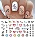 I Love My Dog Paw Prints Water Slide Nail Art Decals- Salon Quality 5.5