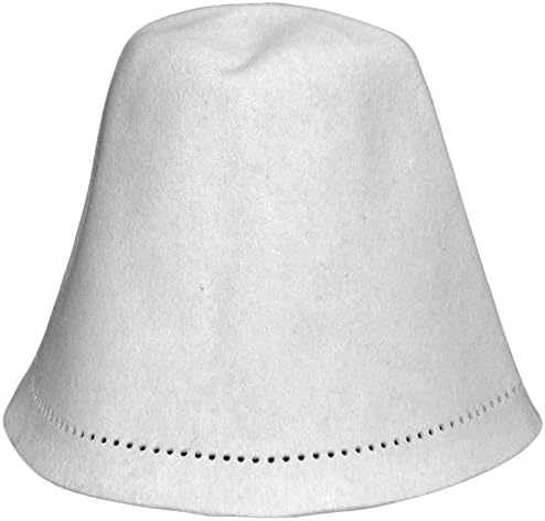 [white] Sauna banya hat cap hats shapka. Not wool, Not barbed, material organic EXCLUSIVE, 100% rabbit FLUFF. Kosher.