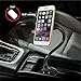 Macally Magnetic Cup Holder Phone Mount with Strong Magnet and Extra Long Neck & 2 Metal Plates - Cupholder Phone Holder Universal Fit for iPhone s, Samsung Galaxy, and All Cell Phones