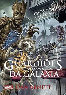 Livro Guardiões da Galáxia - Roccket Raccoon & Groot
