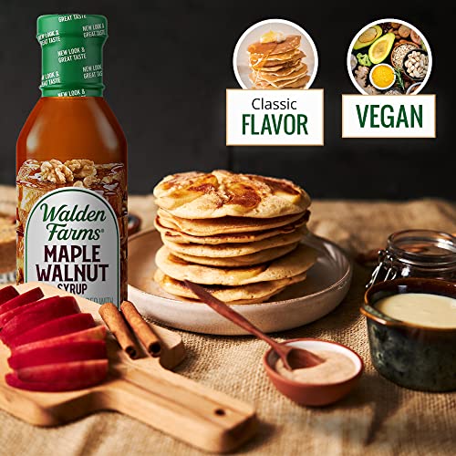 Walden Farms Maple Walnut Syrup 12 oz (Pack of 2) Sweet Syrup Near