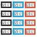 LinkDm 12 Pack Mini Digital Electronic Temperature Humidity Meters Gauge Indoor Thermometer Hygrometer LCD Display Fahrenheit (℉) for Humidors, Greenhouse, Garden, Cellar, Fridge, Closet primary
